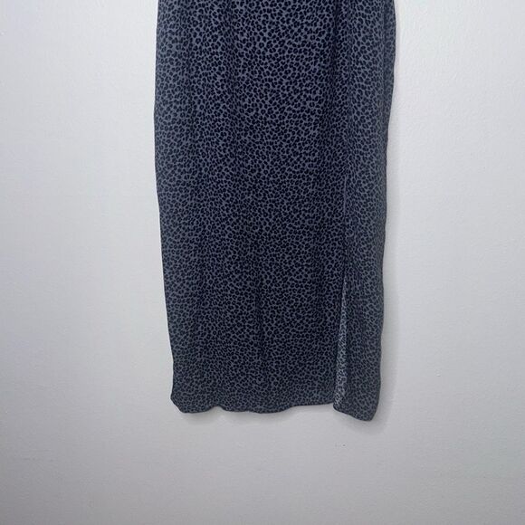 Abercrombie & Fitch leopard print 3/4 Sleeve Squareneck Smocked Dress Size Small - Picture 10 of 12